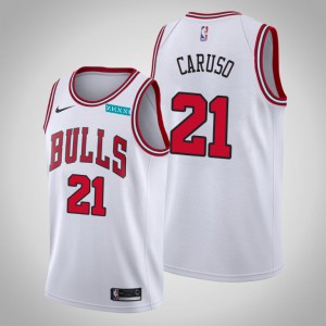 Alex Caruso Chicago Bulls Men's Association Edition Jersey - White 268958-218