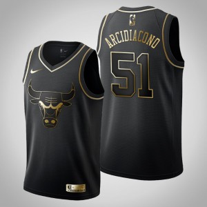 Ryan Arcidiacono Chicago Bulls Men's #51 Golden Edition Jersey - Black 483942-950