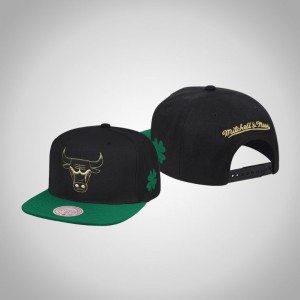 Chicago Bulls Snapback HWC Men's St. Patrick's Day Hat - Black 849729-721