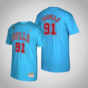 Dennis Rodman Chicago Bulls 2 Men's #91 Reload T-Shirt - Blue 226466-801