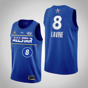 Zach LaVine Chicago Bulls Eastern Men's #8 2021 NBA All-Star Jersey - Blue 515193-803