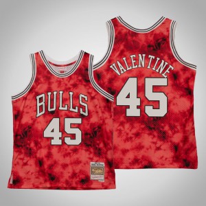 Denzel Valentine Chicago Bulls Men's #45 Galaxy Jersey - Red 647625-268