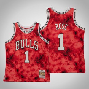 Derrick Rose Chicago Bulls Men's #1 Galaxy Jersey - Red 764473-597