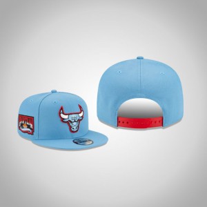 Chicago Bulls 9FIFTY Snapback Men's Hoop Hat - Light Blue 175237-461