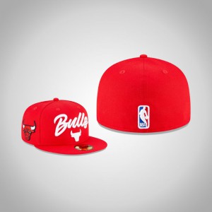Chicago Bulls OTC 59FIFTY Fitted Men's 2020 NBA Draft Hat - Red 238332-165