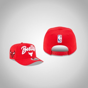 Chicago Bulls OTC Stretch Snap 9FIFTY Snapback Adjustable Men's 2020 NBA Draft Hat - Red 688167-535