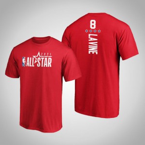 Zach LaVine Chicago Bulls Reserves Men's #8 2021 NBA All-Star T-Shirt - Red 445739-830