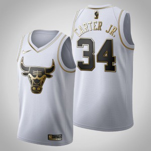 Wendell Carter Jr. Chicago Bulls Men's #34 Golden Edition Jersey - White 343493-584