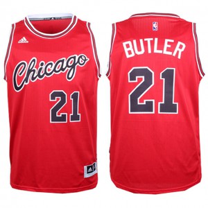 Jimmy Butler Chicago Bulls 2015-16 NBA Nights New Men's #21 Hardwood Classics Jersey - Red 316957-993
