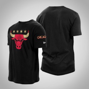 Chicago Bulls 2021 Edition New Era Men's City T-Shirt - Black 484609-335
