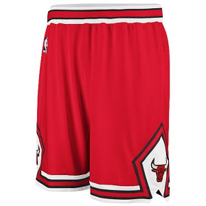 Chicago Bulls Road Men's Swingman Shorts - Red 702294-292