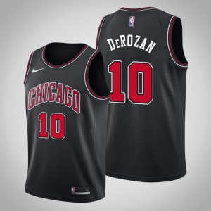 DeMar DeRozan Chicago Bulls 2021 Trade Men's Icon Edition Jersey - Black 966325-868