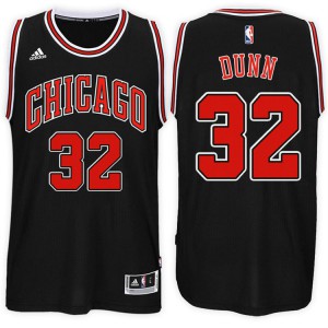 Kris Dunn Chicago Bulls New Swingman Men's #32 Alternate Jersey - Black 338751-809