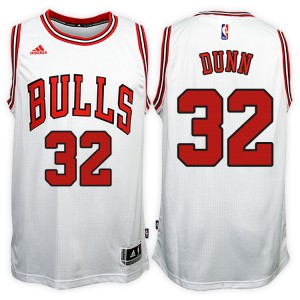 Kris Dunn Chicago Bulls New Swingman Men's #32 Home Jersey - White 936852-740