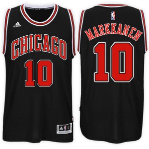 Lauri Markkanen Chicago Bulls New Swingman Men's #10 Alternate Jersey - Black 274671-434