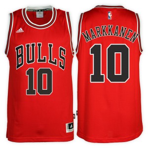 Lauri Markkanen Chicago Bulls New Swingman Men's #10 Road Jersey - Red 849151-645