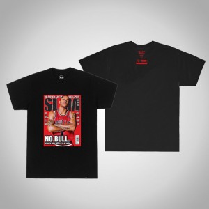 Derrick Rose Chicago Bulls Men's #1 SLAM Cover T-Shirt - Black 289439-541