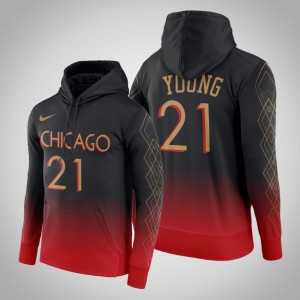 Thaddeus Young Chicago Bulls 2021 Season Edition Pullover Men's #21 City Hoodie - Black 673587-811