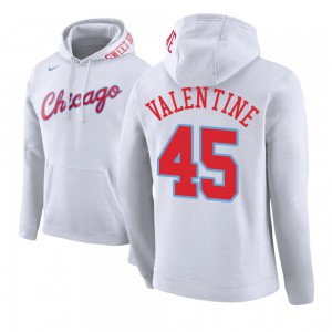Denzel Valentine Chicago Bulls Edition Men's #45 City Hoodie - White 144489-960