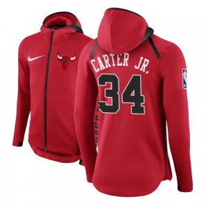 Wendell Carter Jr. Chicago Bulls Therma Flex Men's #34 Showtime Hoodie - Red 978988-372