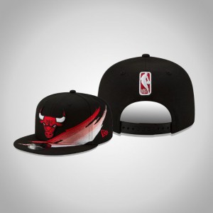 Chicago Bulls Snapback 9FIFTY Adjustable Men's Brush Hat - Black 214115-745