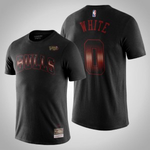Coby White Chicago Bulls Men's #0 Airbrush T-Shirt - Black 729651-738