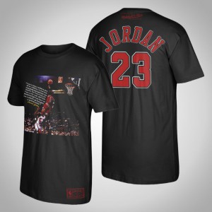 Michael Jordan Chicago Bulls Memory Men's #23 The Last Dance T-Shirt - Black 298374-616