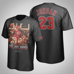Michael Jordan Chicago Bulls Showtime Moment Men's #23 The Last Dance T-Shirt - Black 508222-775