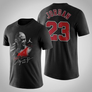 Michael Jordan Chicago Bulls Signature Men's #23 The Last Dance T-Shirt - Black 236633-709