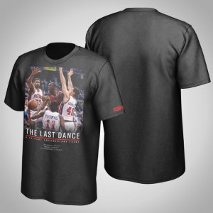 Michael Jordan Chicago Bulls Top 10 Moments Men's #23 The Last Dance T-Shirt - Black 134618-998
