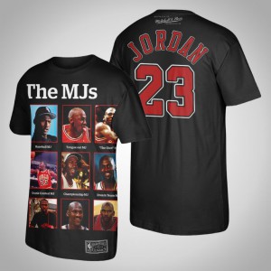 Michael Jordan Chicago Bulls The MJS on Slam Cover Men's #23 Player Graphic T-Shirt - Black 383375-730