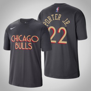 Otto Porter Jr. Chicago Bulls Edition Shooter Men's #22 City T-Shirt - Black 982501-766