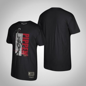 Scottie Pippen Chicago Bulls Hardwood Classics Men's Player Graphic T-Shirt - Black 111592-511