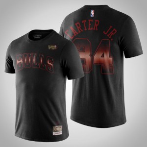 Wendell Carter Jr. Chicago Bulls Men's #34 Airbrush T-Shirt - Black 738179-321
