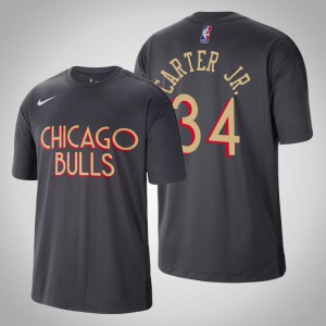 Wendell Carter Jr. Chicago Bulls Edition Shooter Men's #34 City T-Shirt - Black 208119-757