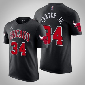 Wendell Carter Jr. Chicago Bulls 2020-21 Men's #34 Statement T-Shirt - Black 683556-429