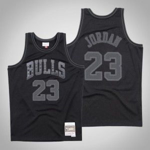Michael Jordan Chicago Bulls Hardwood Classics Men's #23 Tonal Jersey - Black 497948-107