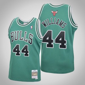 Patrick Williams Chicago Bulls Sep-08 Men's #44 Hardwood Classics Jersey - Green 972036-783