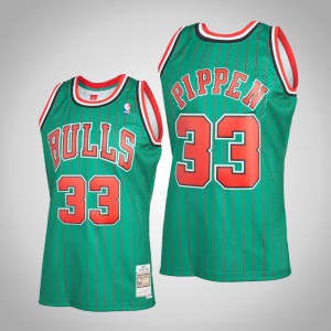 Scottie Pippen Chicago Bulls 2.0 Hardwood Classics Men's #33 Reload Jersey - Green 430230-438