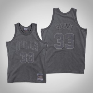 Scottie Pippen Chicago Bulls 1997-98 Swingman Mitchell & Ness Men's #33 Washed Out Jersey - Gray 892863-617