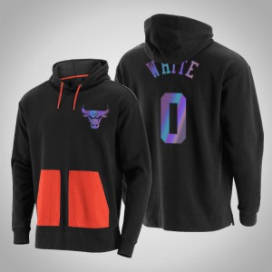 Coby White Chicago Bulls Overhead Men's #0 Diffusion Hoodie - Black 729453-622