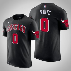 Coby White Chicago Bulls Name & Number Men's #0 Statement T-Shirt - Black 826993-715
