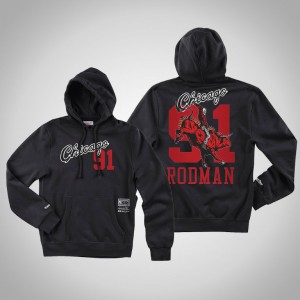Dennis Rodman Chicago Bulls Men's #91 Juice Wrld x BR Remix Limited Hoodie - Black 905669-892