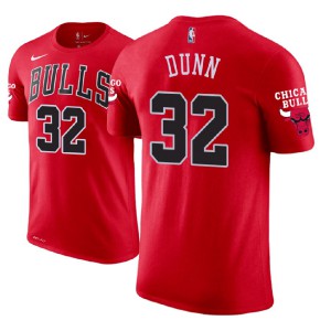 Kris Dunn Chicago Bulls Name & Number Men's #32 Icon T-Shirt - Red 811439-306