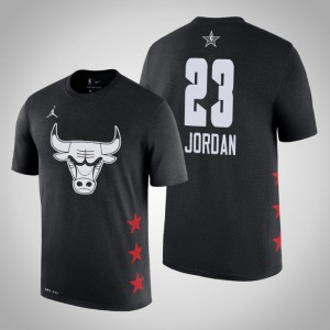 Michael Jordan Chicago Bulls Game Men's #23 2019 All-Star T-Shirt - Black 934362-245