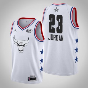 Michael Jordan Chicago Bulls Swingman Men's #23 2019 All-Star Jersey - White 183671-729