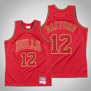 Daniel Gafford Chicago Bulls Swingman Mitchell & Ness Throwback Men's #12 2020 CNY Jersey - Red 617929-191