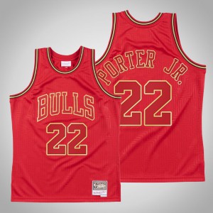 Otto Porter Jr. Chicago Bulls Swingman Mitchell & Ness Throwback Men's #22 2020 CNY Jersey - Red 147955-623
