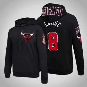 Zach LaVine Chicago Bulls Chenille Pullover Men's #8 Pro Standard Hoodie - Black 281844-654