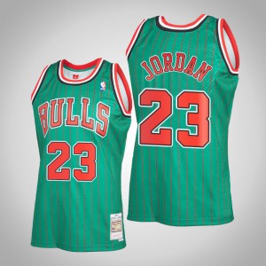 Michael Jordan Chicago Bulls 1995-96 2.0 Hardwood Classics Men's Reload Jersey - Green 785559-956